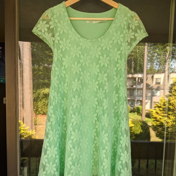 Mint Green Dress by Kimchi Blue - Picture 3 of 4